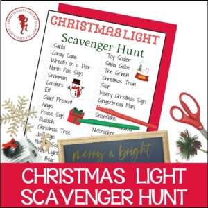 Christmas Light Scavenger Hunt