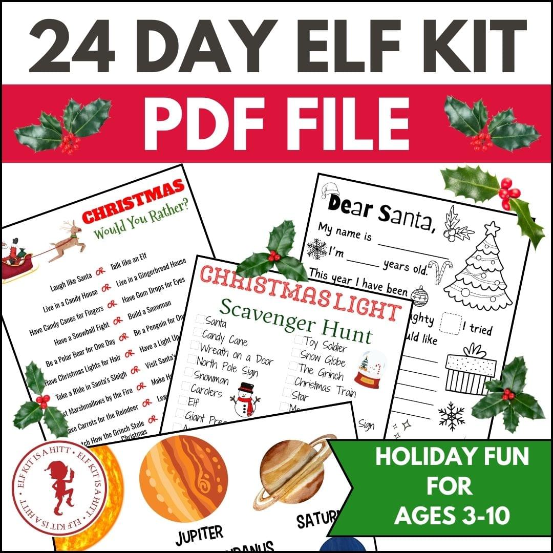 24 Day Elf KIt Digital Download 1